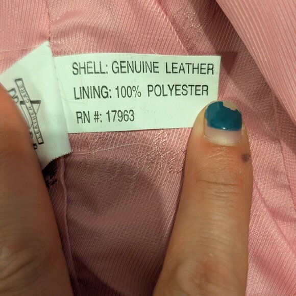 Pink Playboy Leather Jacket - Picture 5 of 5